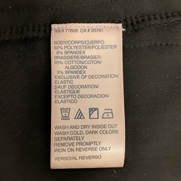 NWT TOMMY JEANS Black Velvet Strapless Dress - Picture 6 of 7